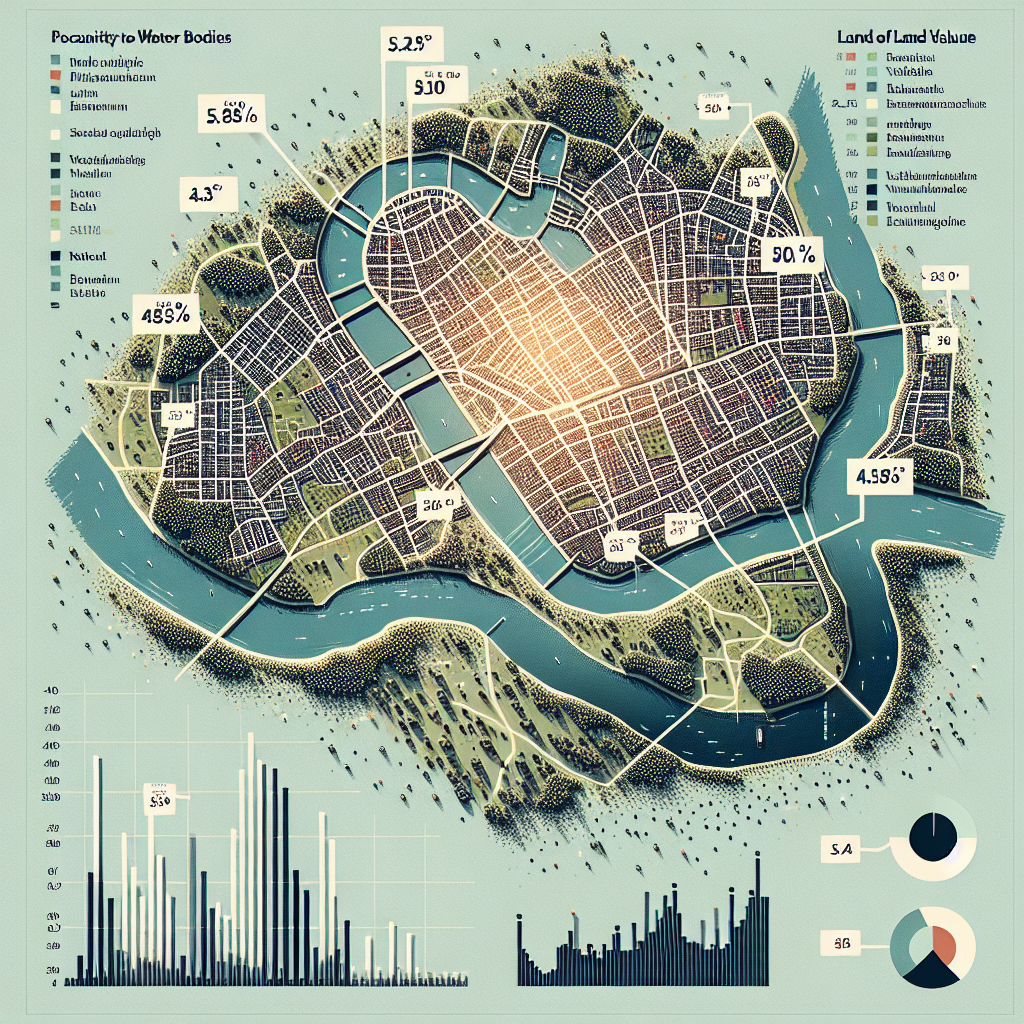 Einfluss von Gewässernähe auf Bodenrichtwert in Berlin Spandau